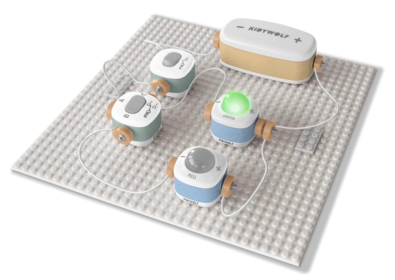 KIDYWOLF - Elektrizität-Experimentierkasten 11-tlg.
