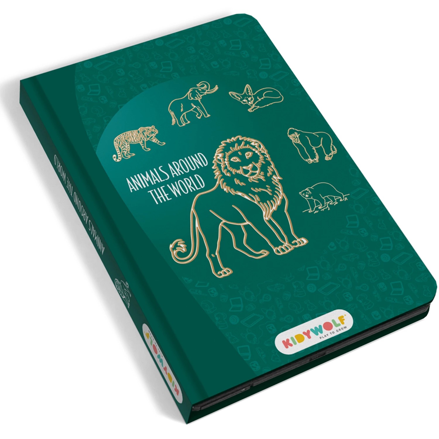 KIDYWOLF - Digitales Malbuch Kidydraw-Mini: Wilde Tiere