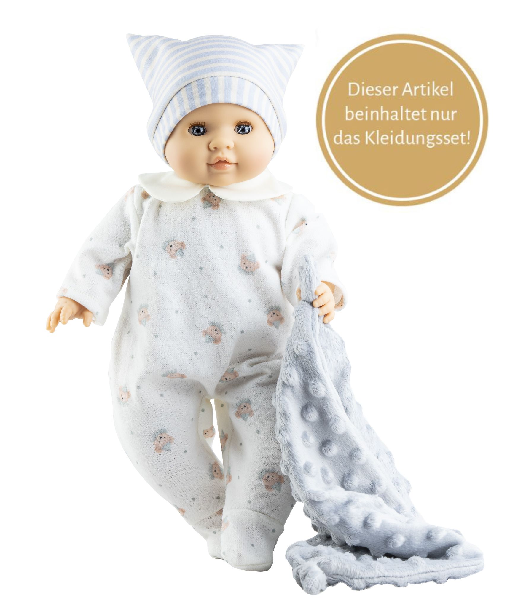 Paola Reina - Kleidungsset für Puppen 36cm Strampler Teddy