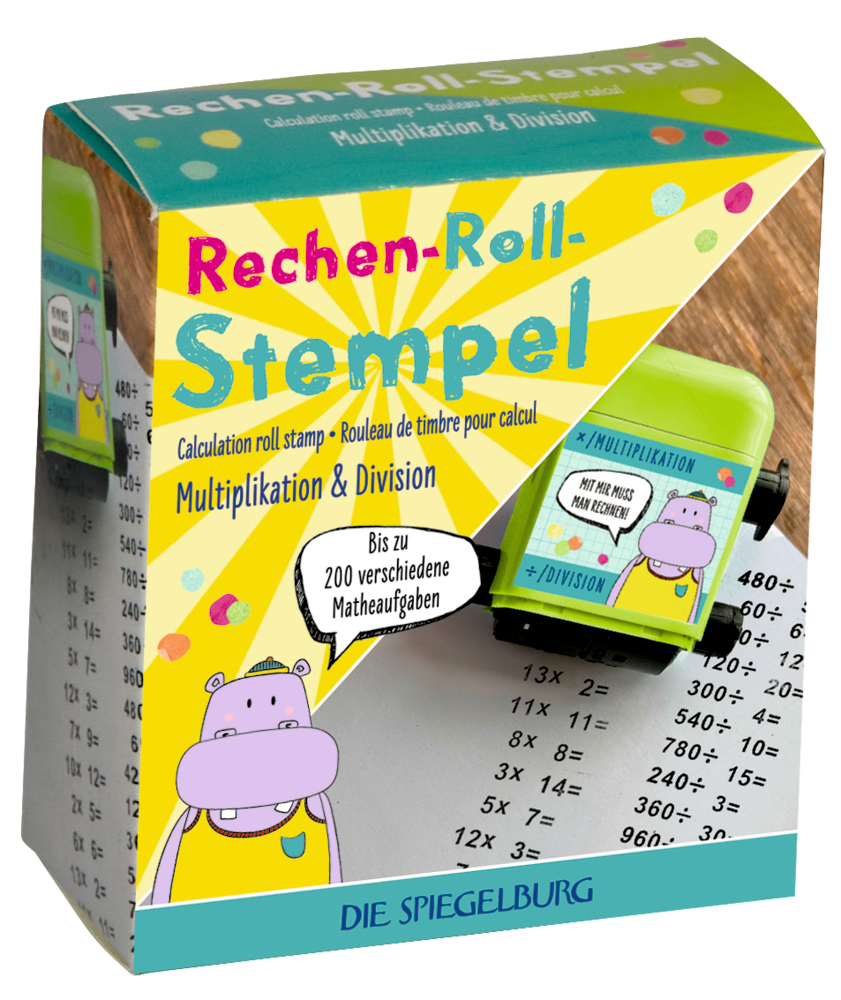 Spiegelburg - Bunte Geschenke: Rechen-Roll-Stempel - Division & Multiplik.