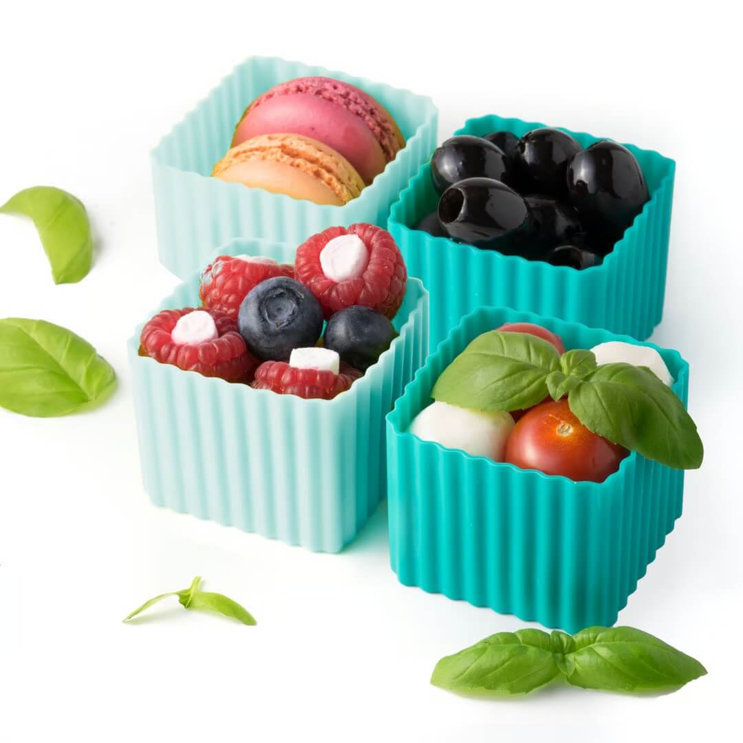 LEKKABOX - Bento Förmchen 4er Set Ocean