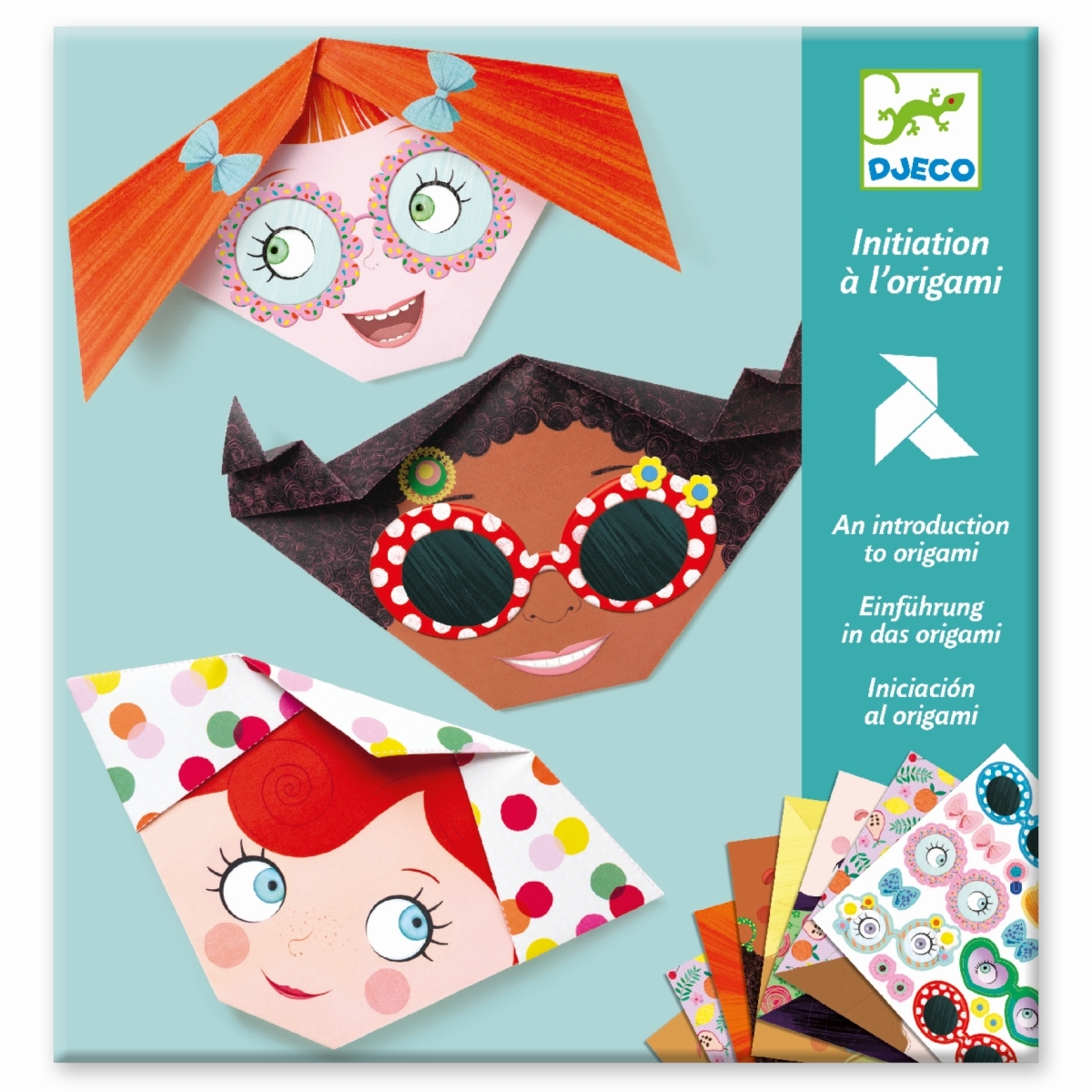 Djeco - Origami: Lustige Gesichter