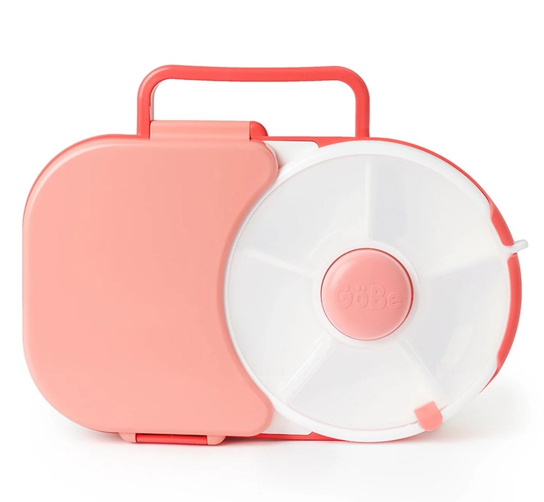 GoBe - Lunchbox & Snack Spinner 2in1 Sticker Edition Watermelon Pink