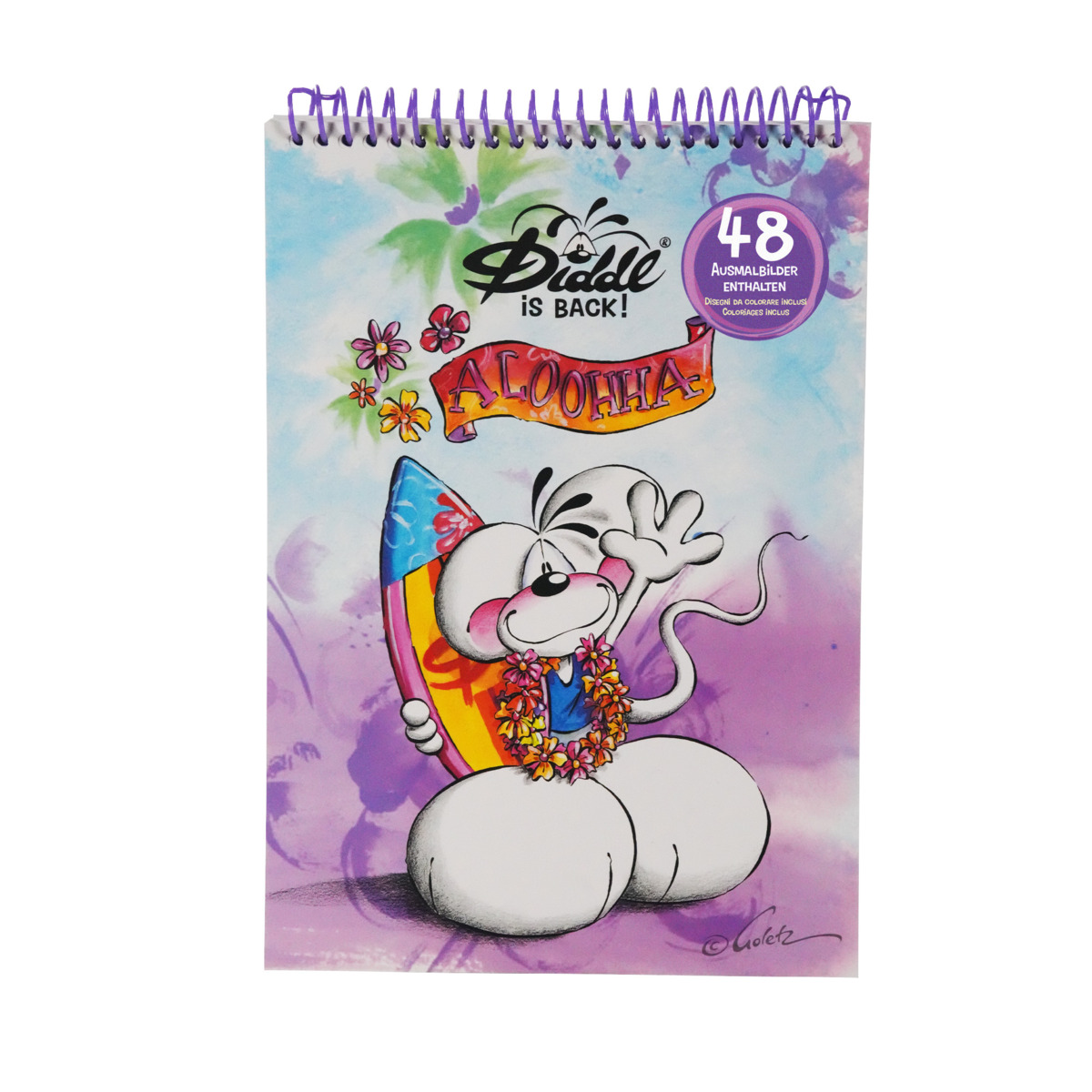 Diddl - Malbuch Aloha DIN A4