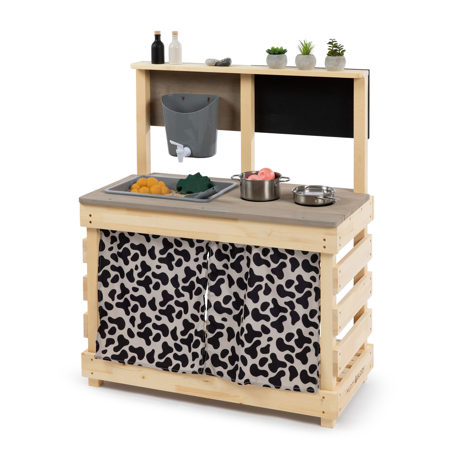 MUDDY BUDDY ® - Matschküche "Big Leo" natur warmgrau