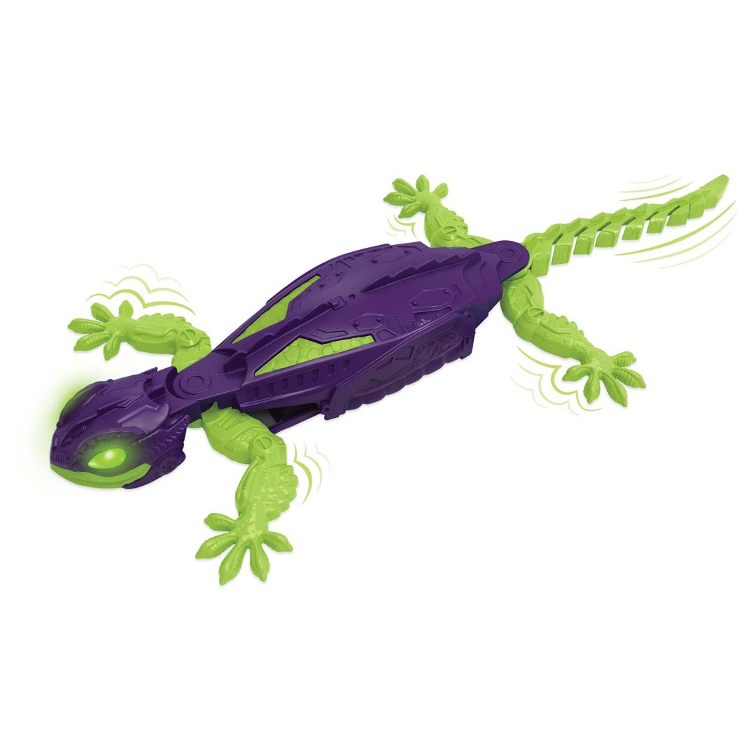HEXBOTS - Wandkriechender Gecko mit Fernbedienung GLOW IN THE DARK