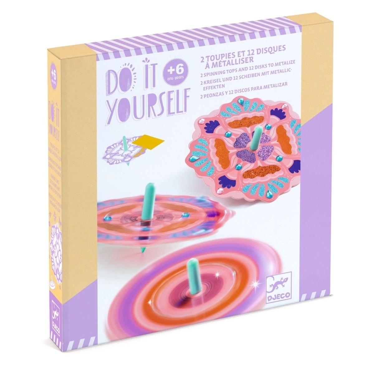 Djeco - DIY: Kreisel Flower Power