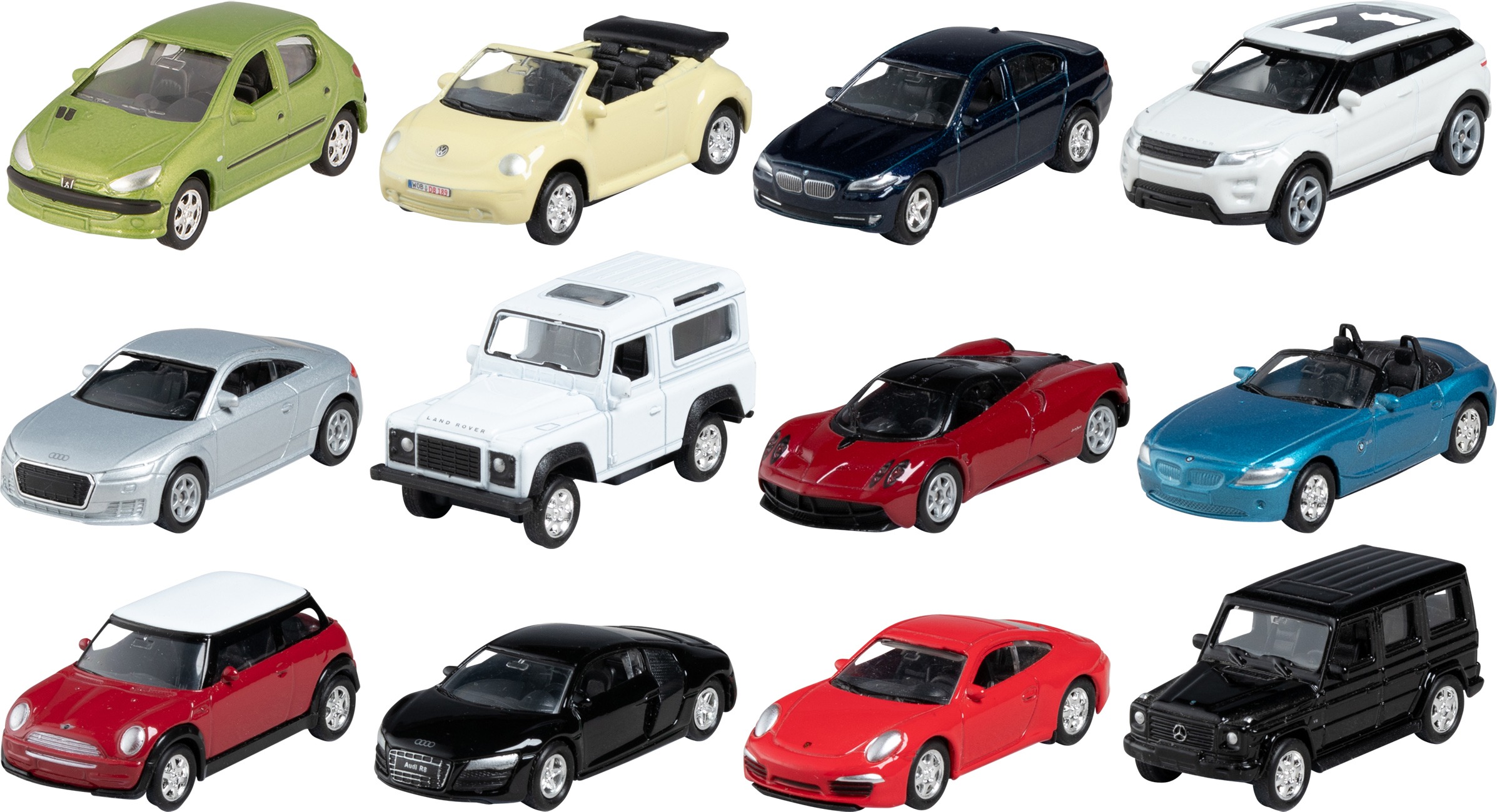 goki - Miniaturauto mit Rückzugmotor 1:60