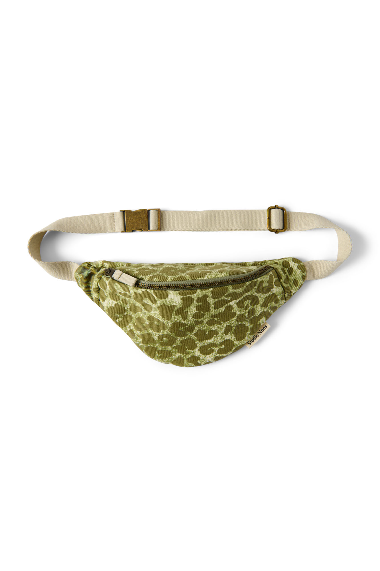 Studio Noos - Tasche Mini Fanny Pack Cotton Green Leopard