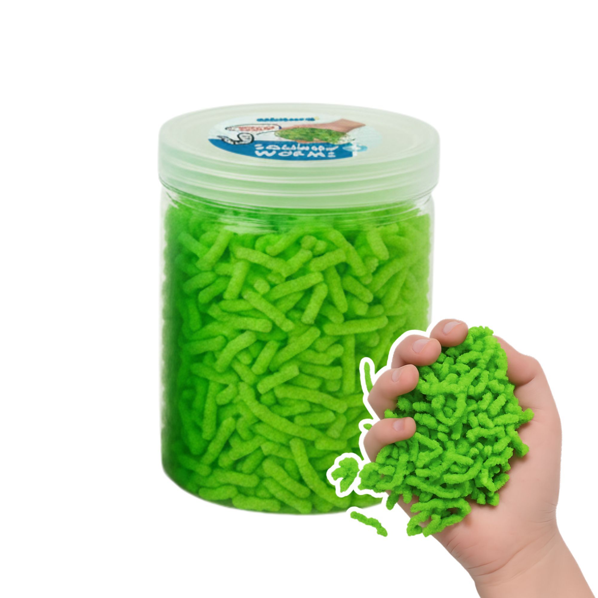 alldoro - Fidget: Squishy Worms grün