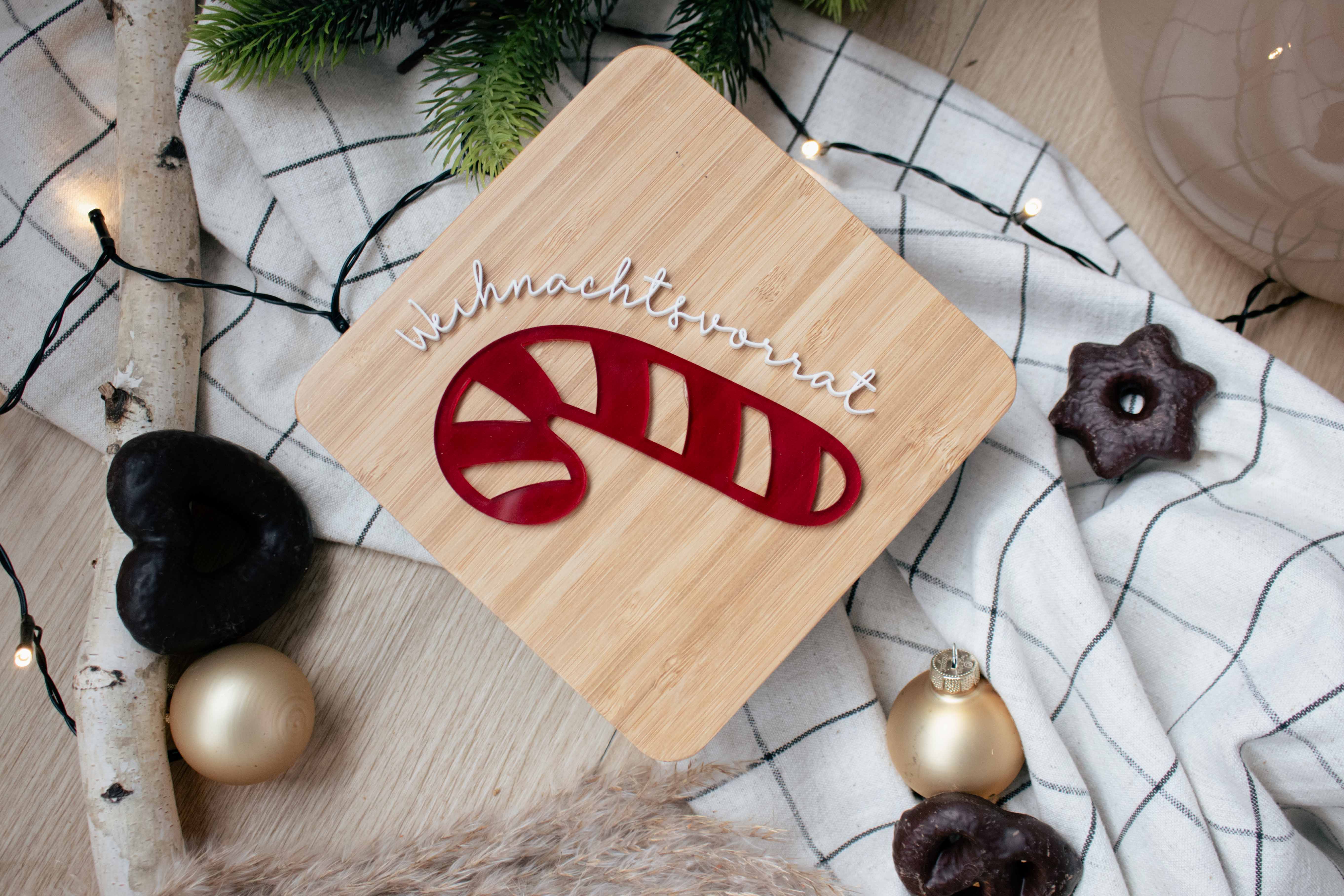 Invy Design - Keksdose "Weihnachtsvorrat"