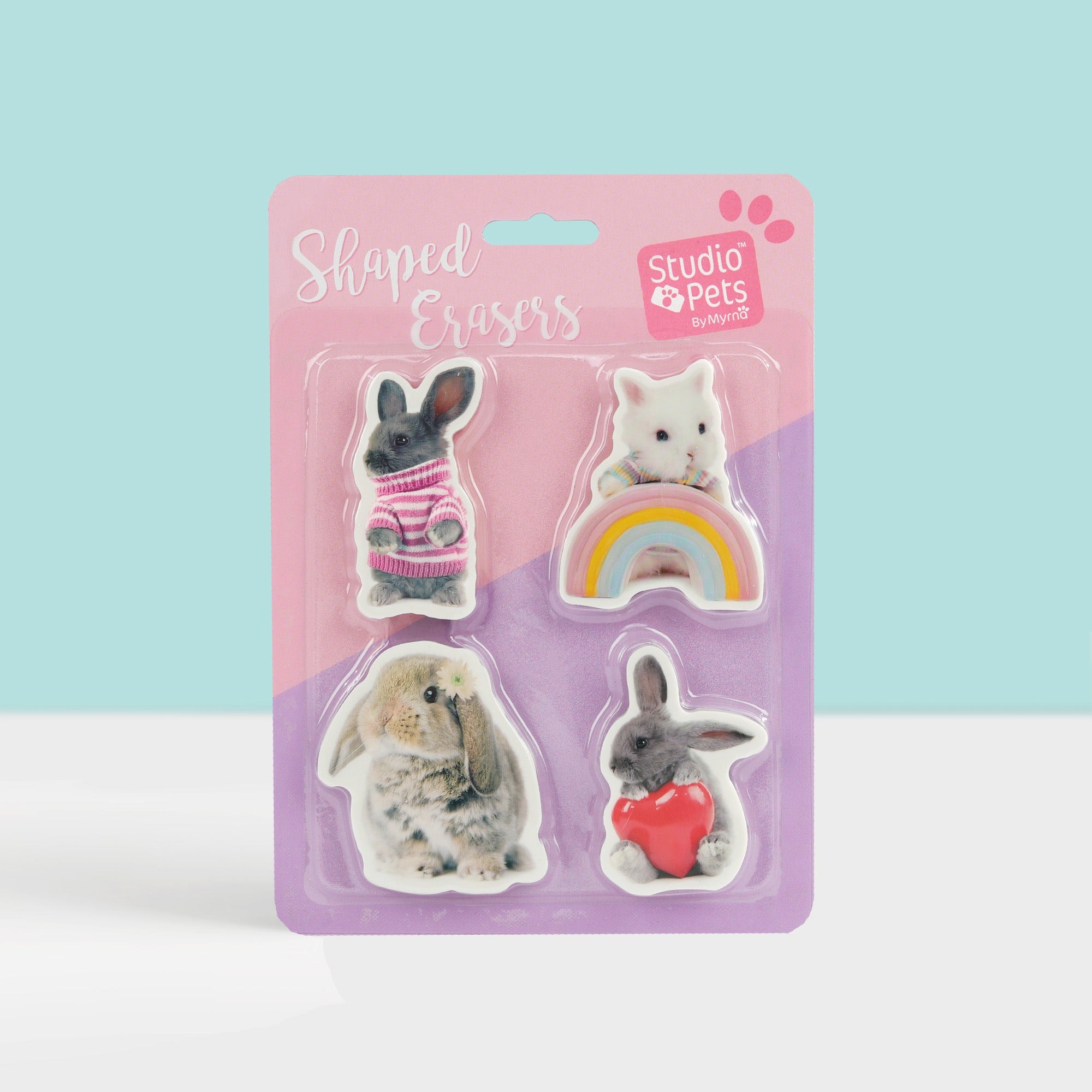 Studio Pets - Radiergummi Bunny 4er Set