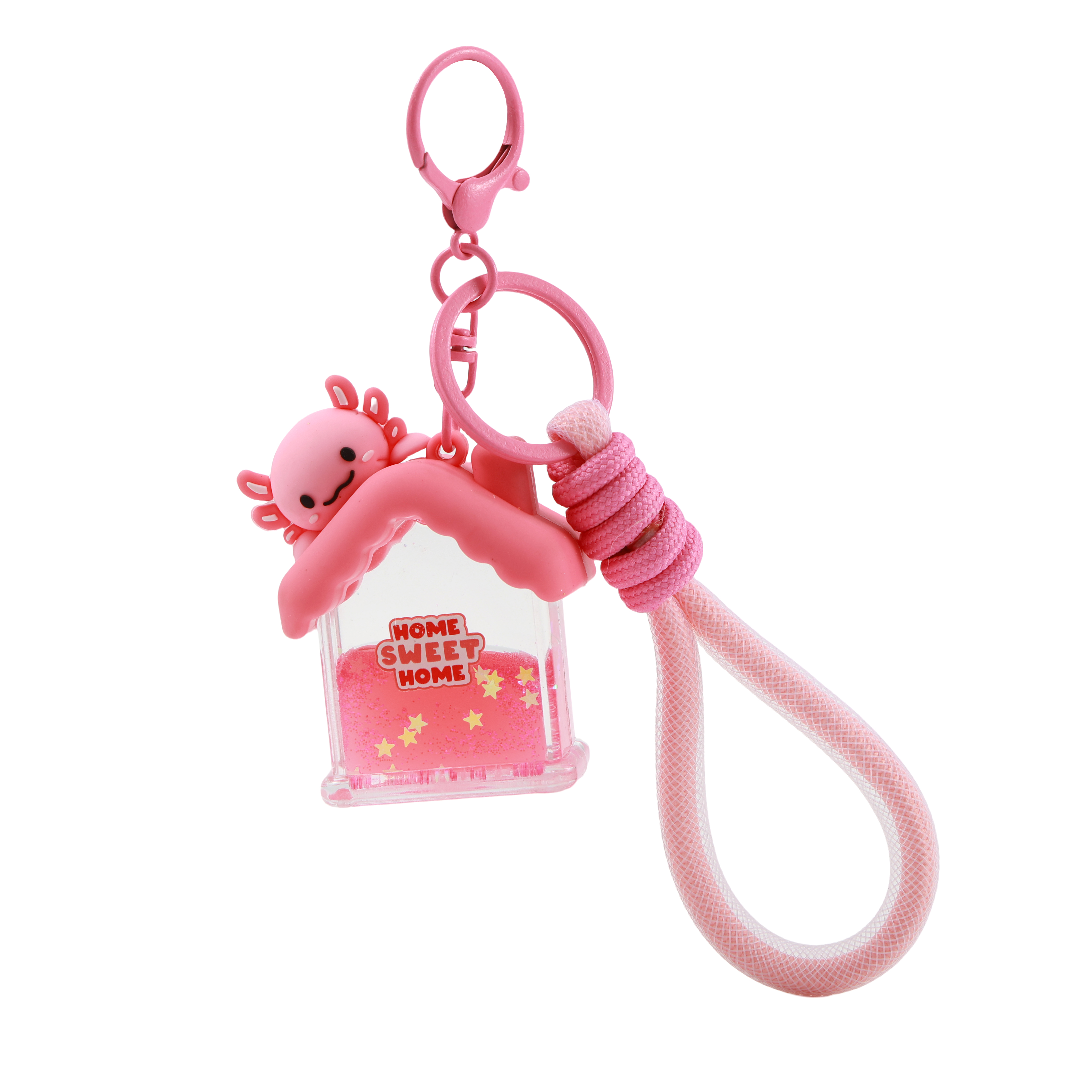 itotal - Schlüsselanhänger Axolotl Haus