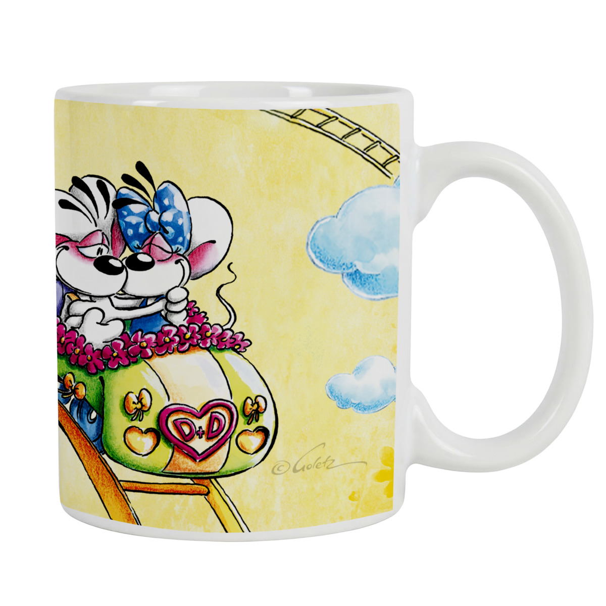 Diddl - Tasse Achterbahn
