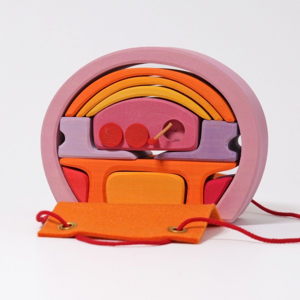 GRIMM'S - Puppenhaus rosa/orange