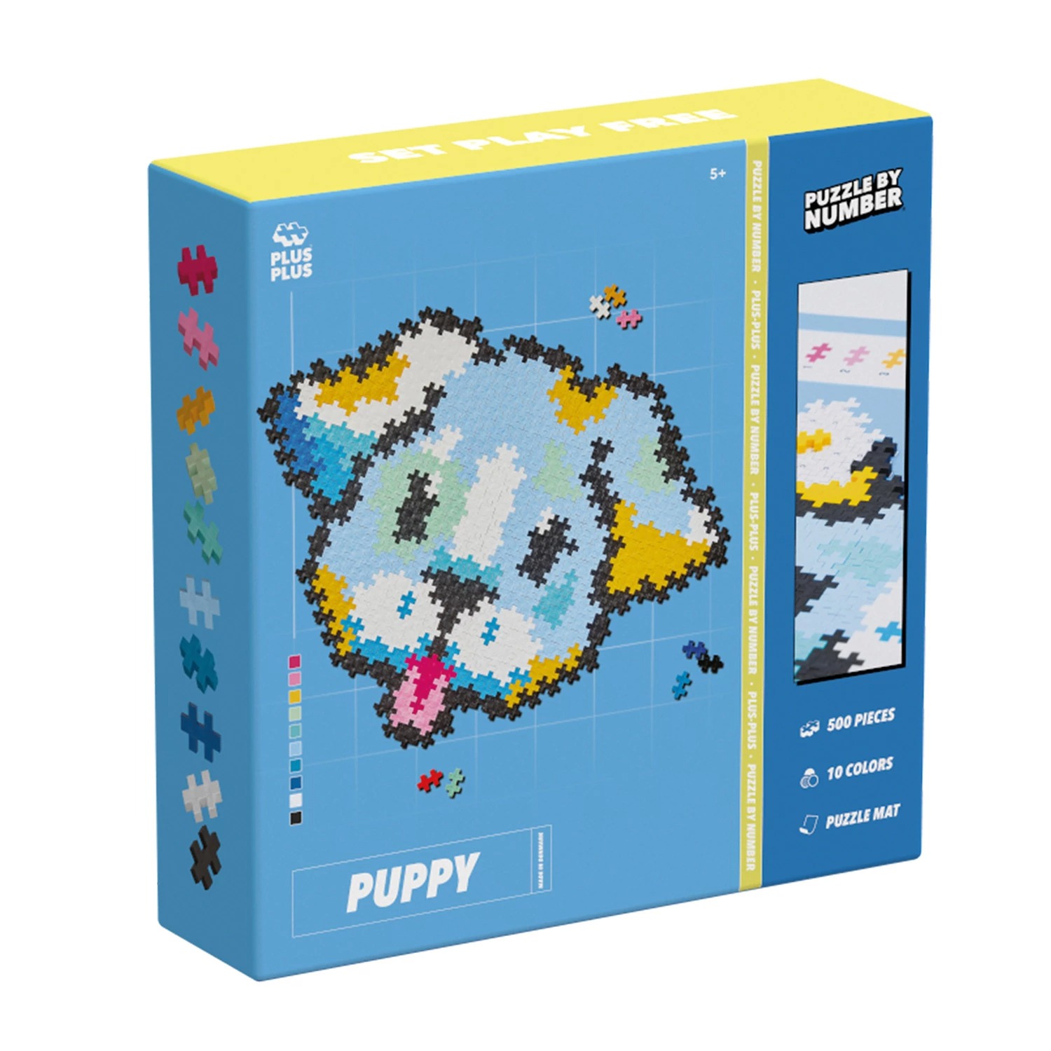 PLUS PLUS - Kreativ Bausteine 500 Stück Puzzle Hund