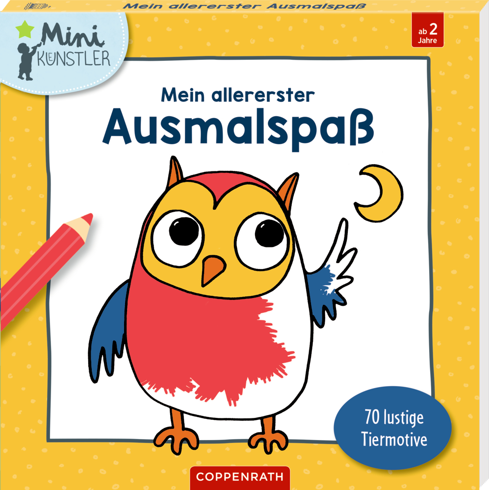 Spiegelburg - Mein allererster Ausmalspaß: 70 lustige Tiermotive