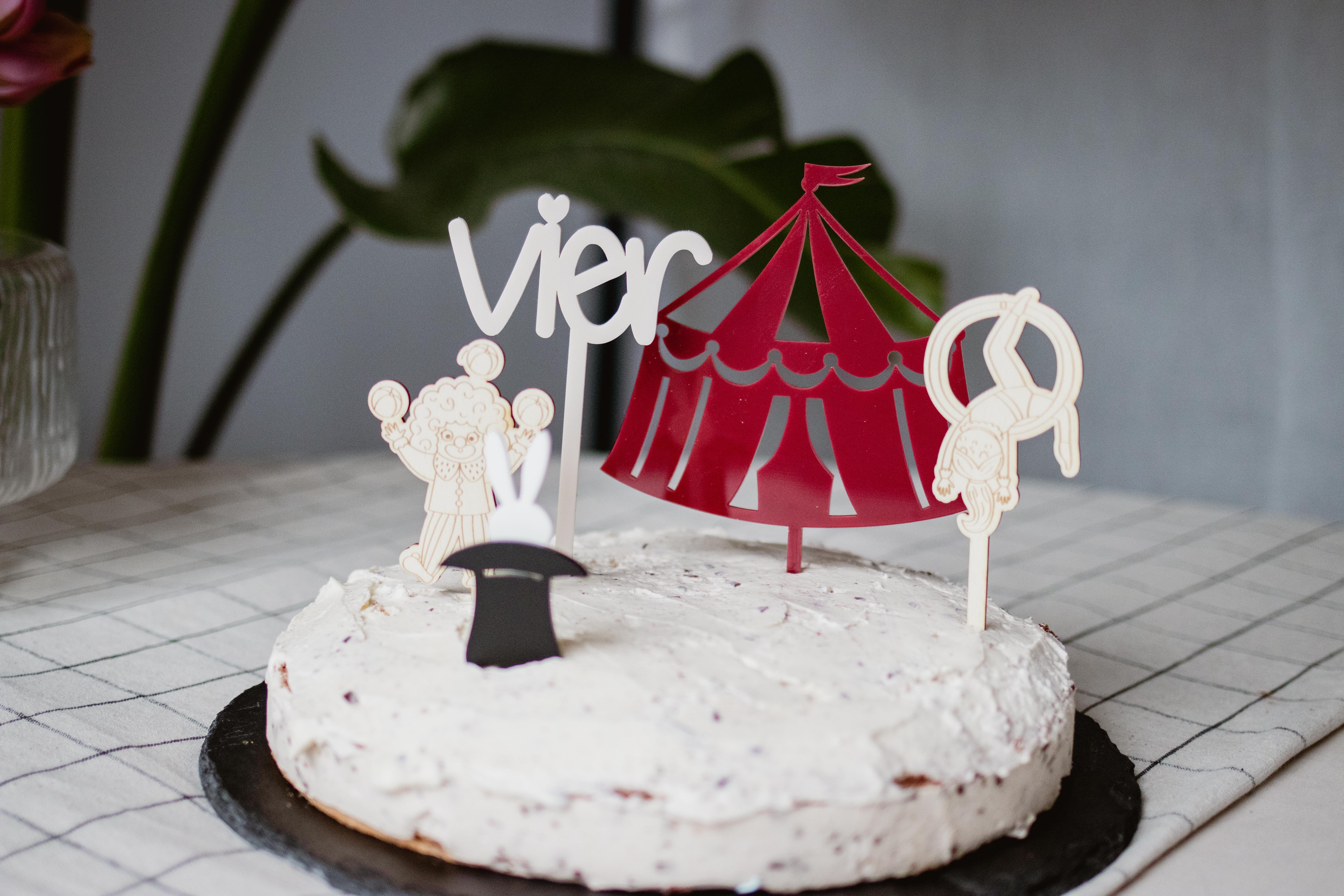 Invy Design - Cake Topper "Zirkus" 5er Set