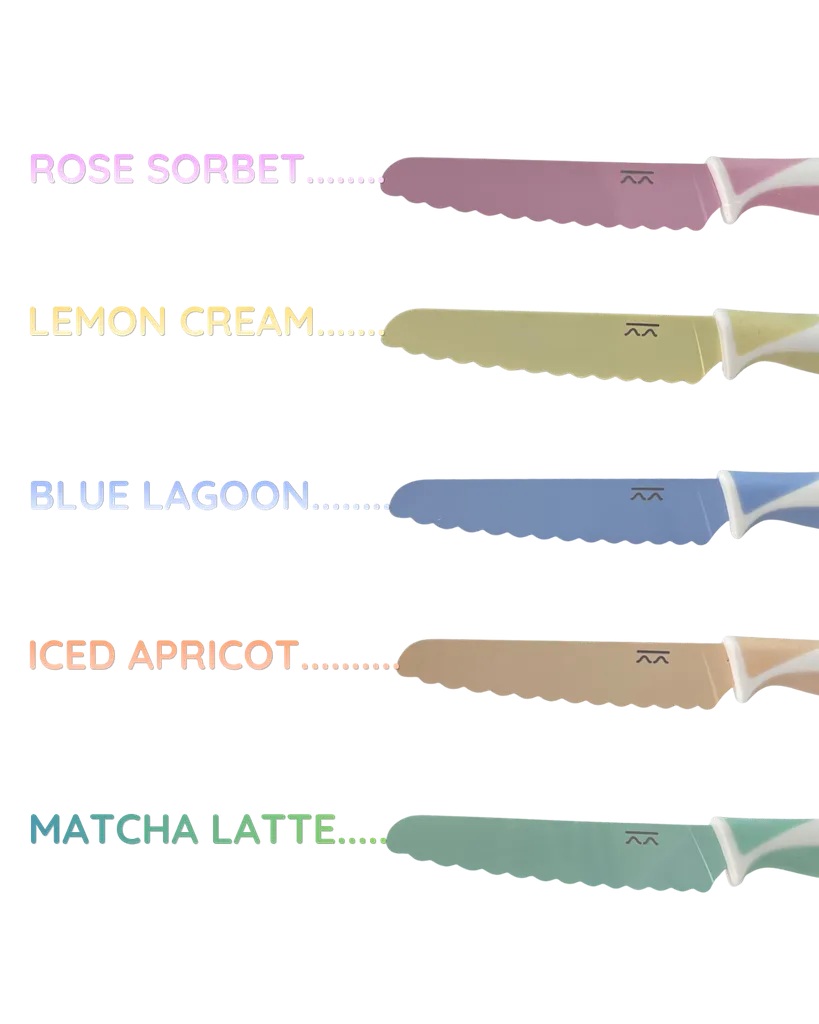 KIDDIKUTTER - Küchenmesser für Kinder Matcha Latte