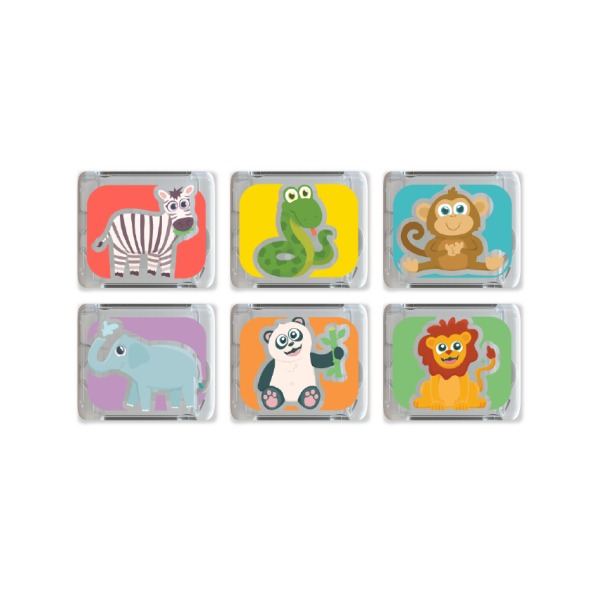 Glo Pals - Badespielzeug Cubes Zany Zoo