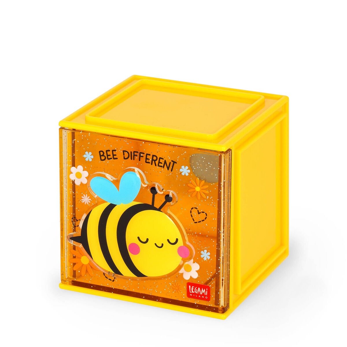 Legami - Erweiterbare Schreibtischbox - Cutie Cube Biene 