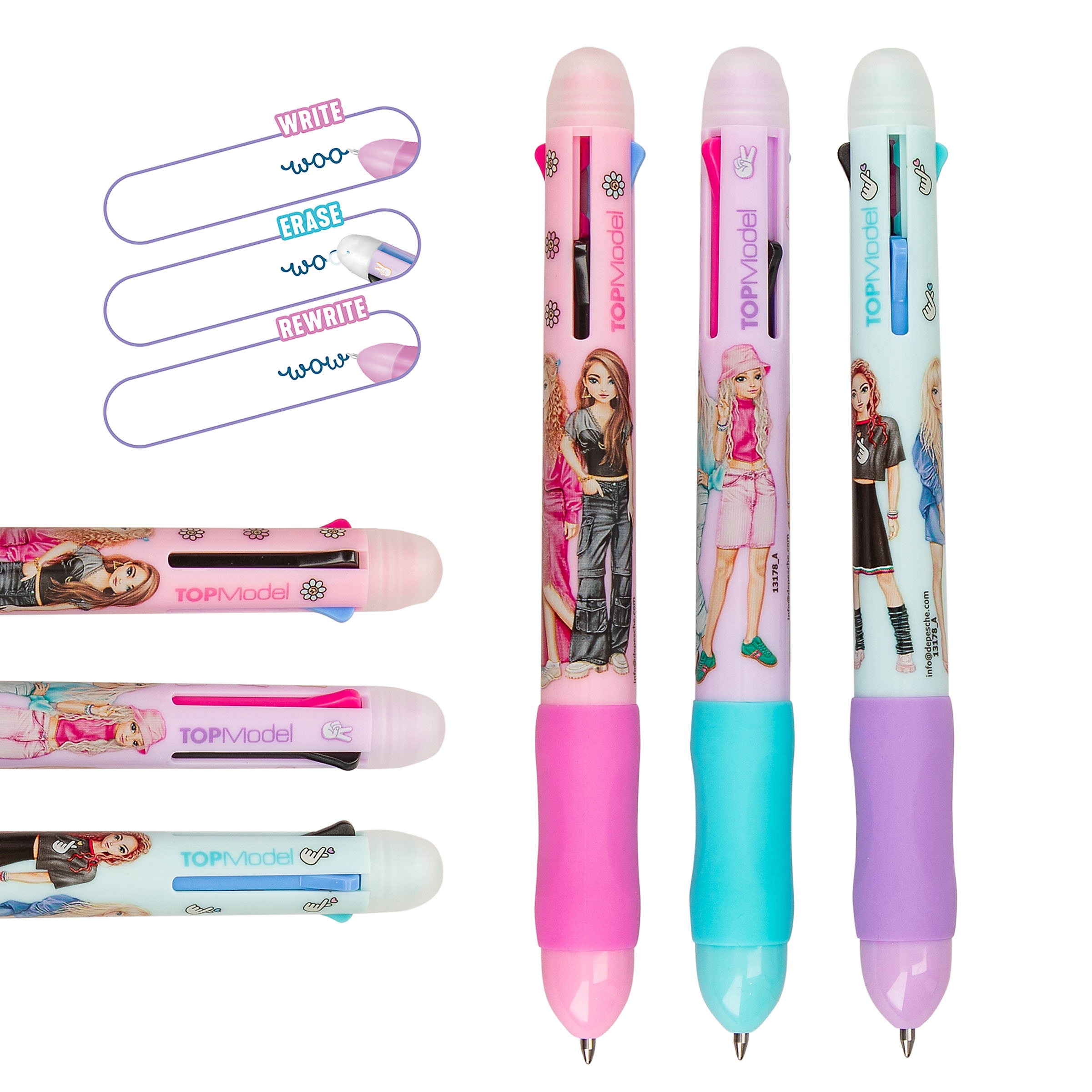 TOPModel - Radierbarer Gelstift 4 Farben TOPModel - Radierbarer Gelstift 4 Farben