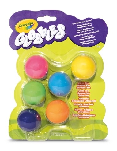 Crayola - Globbes Anit-Stress-Bälle 6er-Set