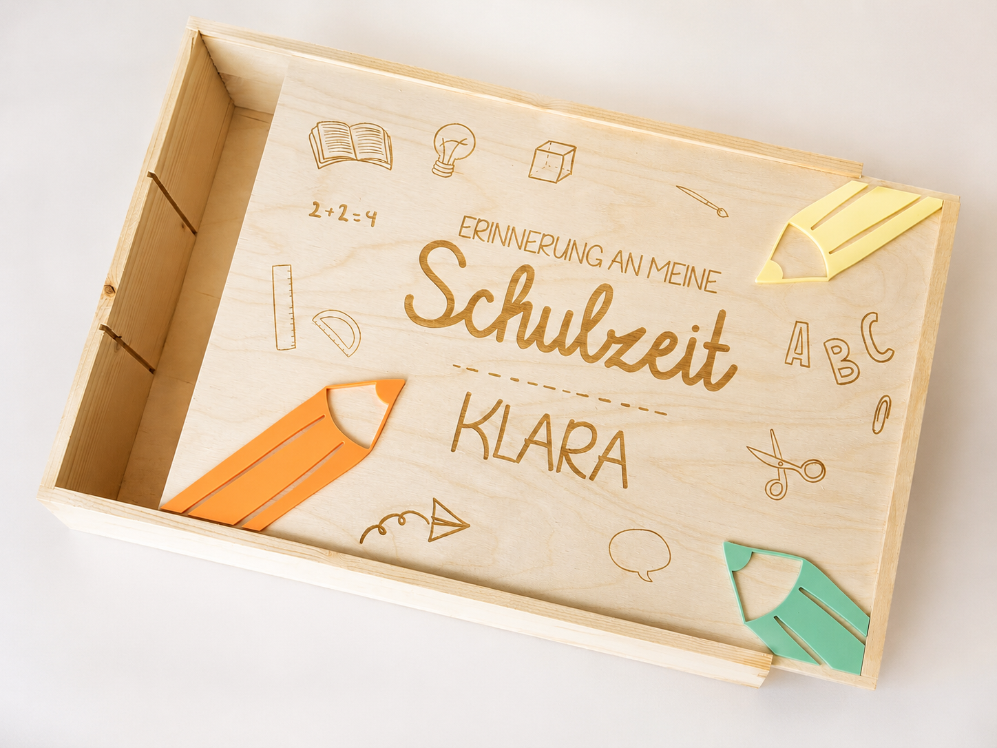 Invy Design - Erinnerungsbox "Schulicons"